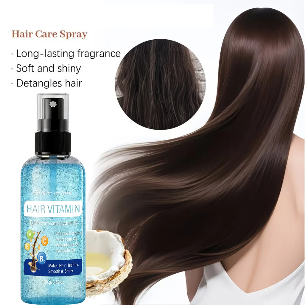 Vitamin Hair Serum With Argan Macadamia Avocado Oil Nourishing Spray