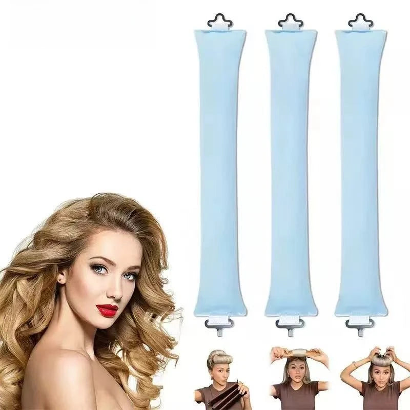 Heatless Hair Curlers Satin Curling Rod Headband No Heat Silk Curls