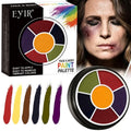 6Colors Face Body Paint Palette Halloween Special Effects Makeup Cosmetic Safe Non‑toxic Body Painting Cream Kids Adults Cosplay