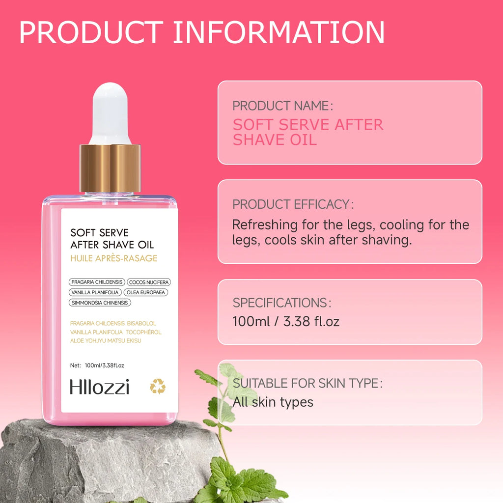 Strawberry soft serve after shave oil