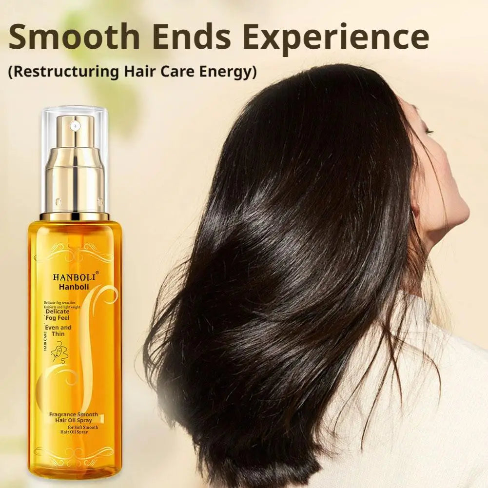Haircare Essential Oil Hair Oil Spray, Nourishing Hair No Wash Anti-dry Anti-static Hair Products