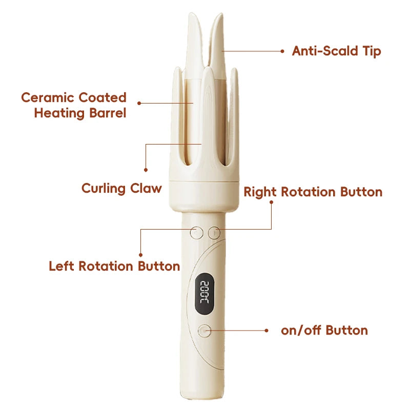 32mm Automatic Rotating Curling Iron