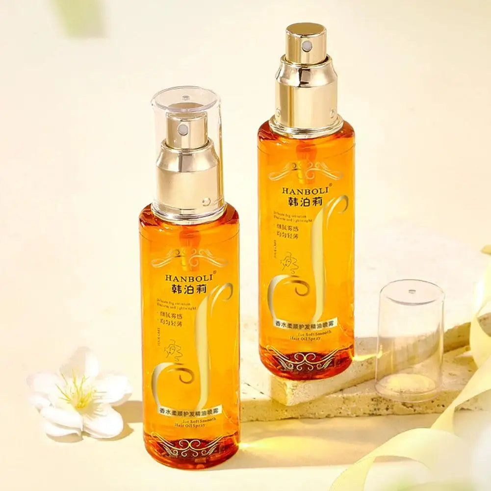 Haircare Essential Oil Hair Oil Spray, Nourishing Hair No Wash Anti-dry Anti-static Hair Products