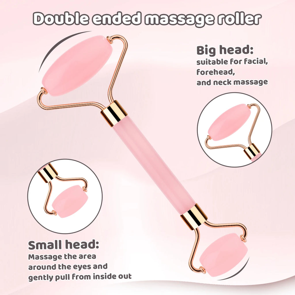 1/2/3pcs Ice Face Roller Facial Skincare Ice Roller Set,Facial Roller GuaSha FaceTool Set,Face Massage Roller Lifting Contouring