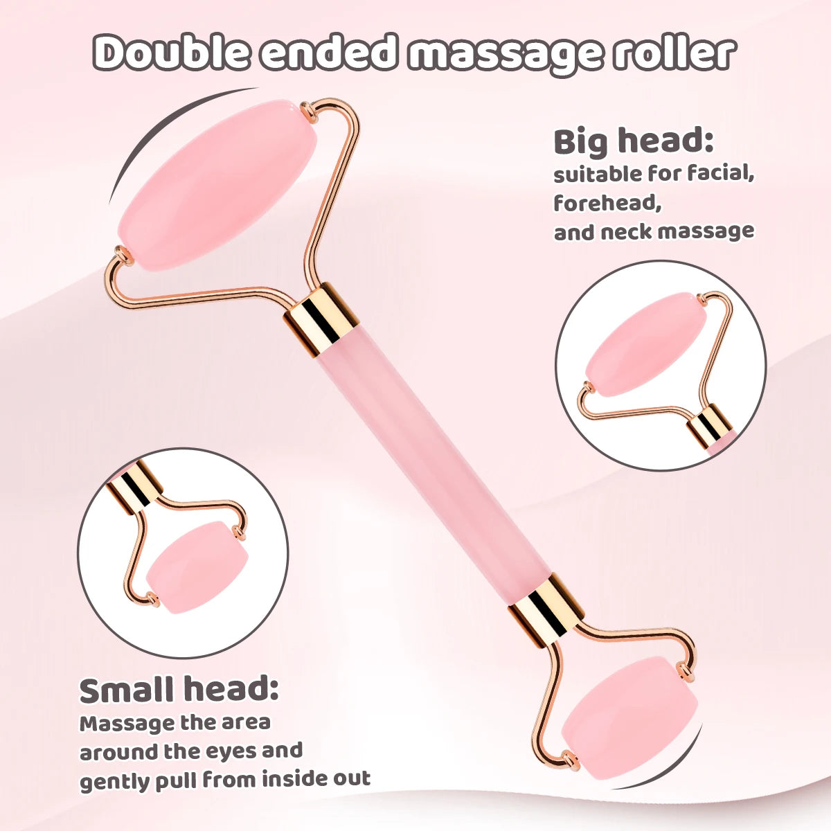 1/2/3pcs Ice Face Roller Facial Skincare Ice Roller Set,Facial Roller GuaSha FaceTool Set,Face Massage Roller Lifting Contouring