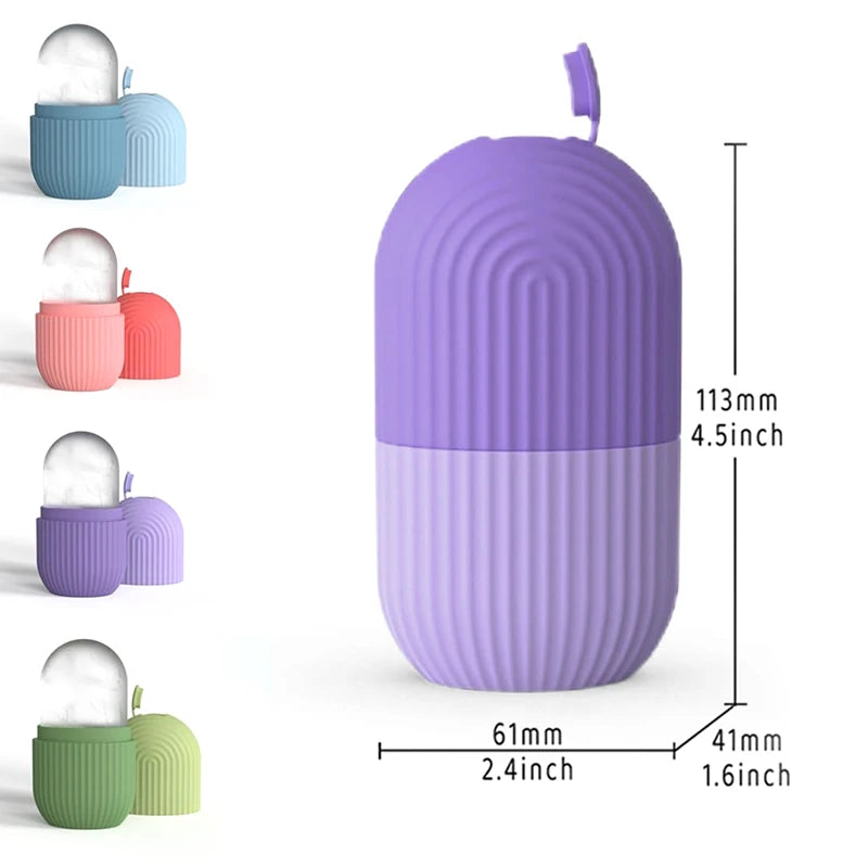 Silicone Ice Cube Trays Facial Eye Roller Ice Ball