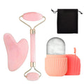 1/2/3pcs Ice Face Roller Facial Skincare Ice Roller Set,Facial Roller GuaSha FaceTool Set,Face Massage Roller Lifting Contouring