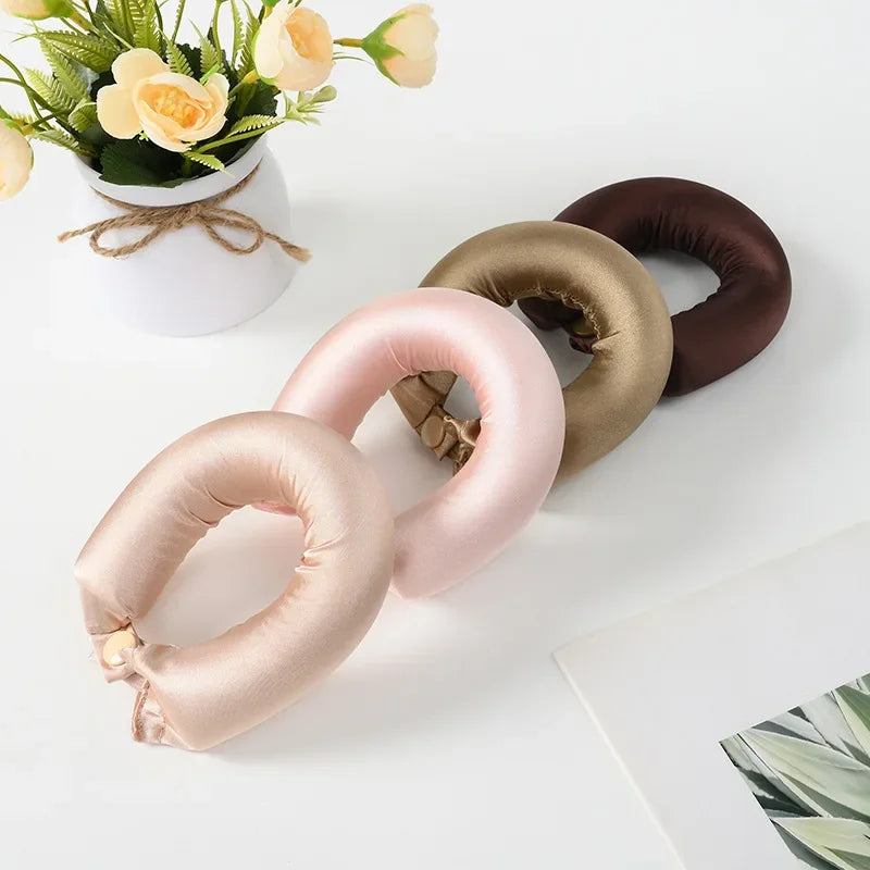 Heatless Hair Curlers Satin Curling Rod Headband No Heat Silk Curls