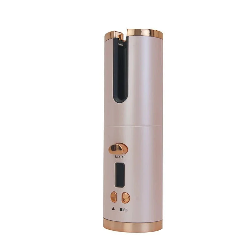 Automatic Hair Curler Wireless With Heat Timer Modes Rechargeable Portabl Fast Heating Styler For Perfect Curls Every Time