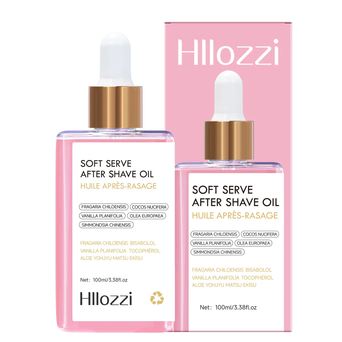 Strawberry soft serve after shave oil
