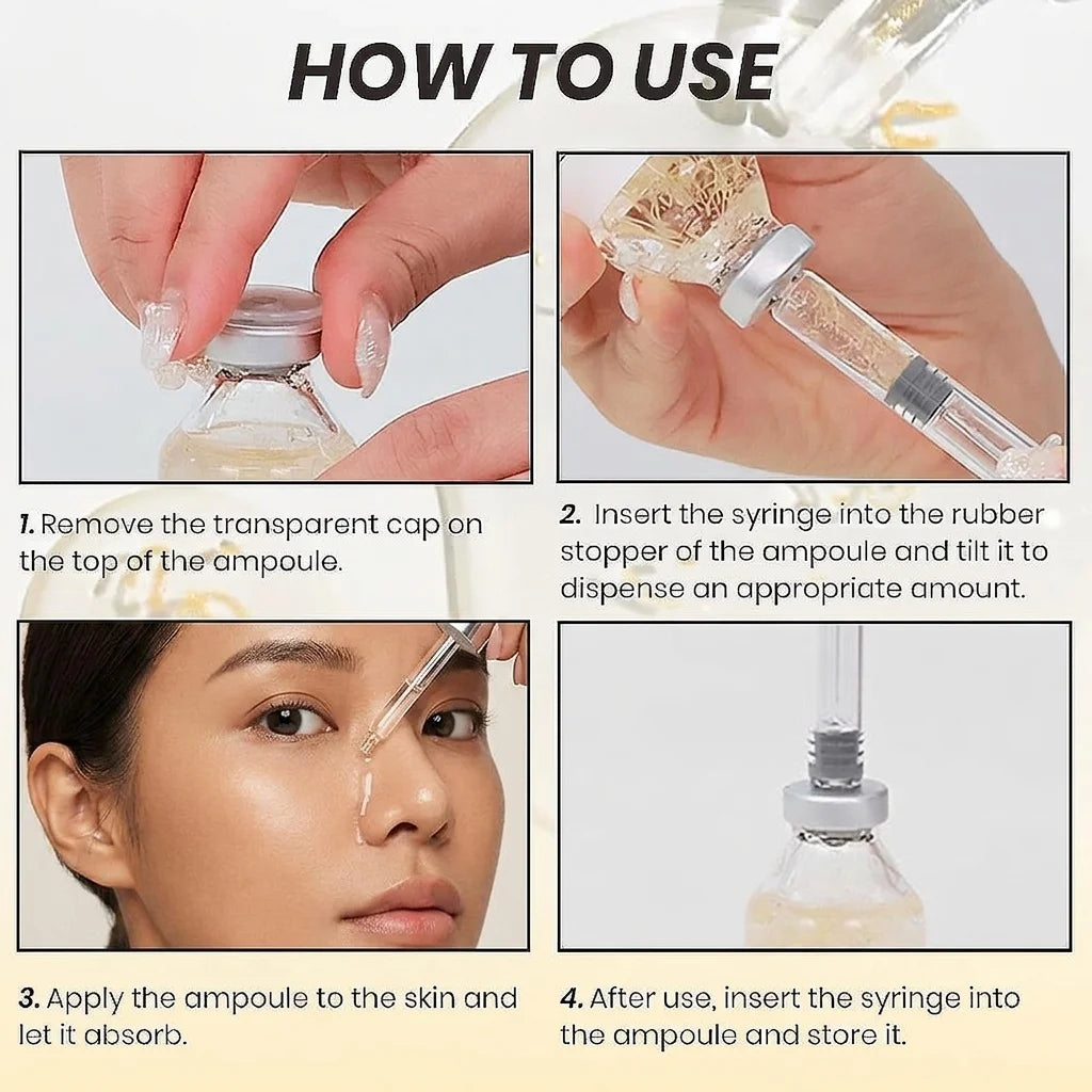 Deep Collagen Silk Peptide Ampoule PDRN Firming Face Serum