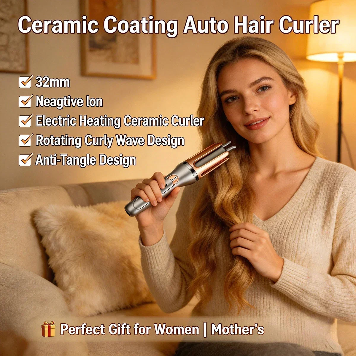 Automatic Curling Iron 32mm Ceramic Hair Curler