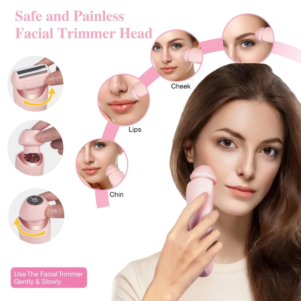 Lady Hair Removal Device Bikini Trimmer Electric Hair Shaver Epilator for Whole-Body