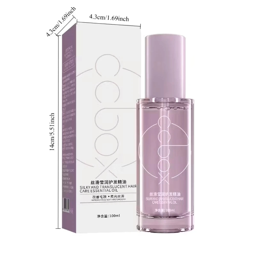 Essential Oil Nourishing Repair Dry Frizzy Hair Serum