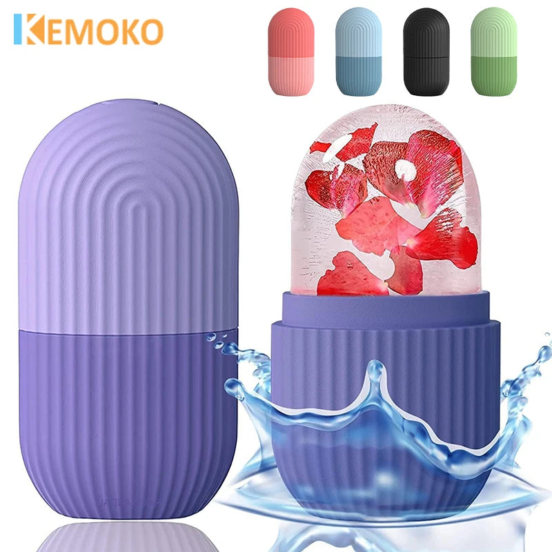Silicone Ice Cube Trays Facial Eye Roller Ice Ball