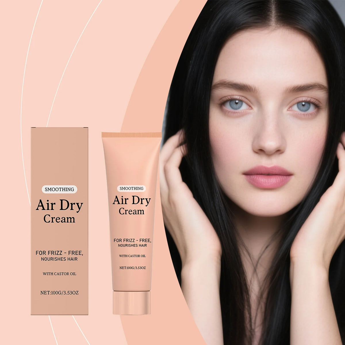 Hair Cream Nourish Repair, Soften Curly Hair Improve Dry Damaged Hair Long Lasting Healthy Shine
