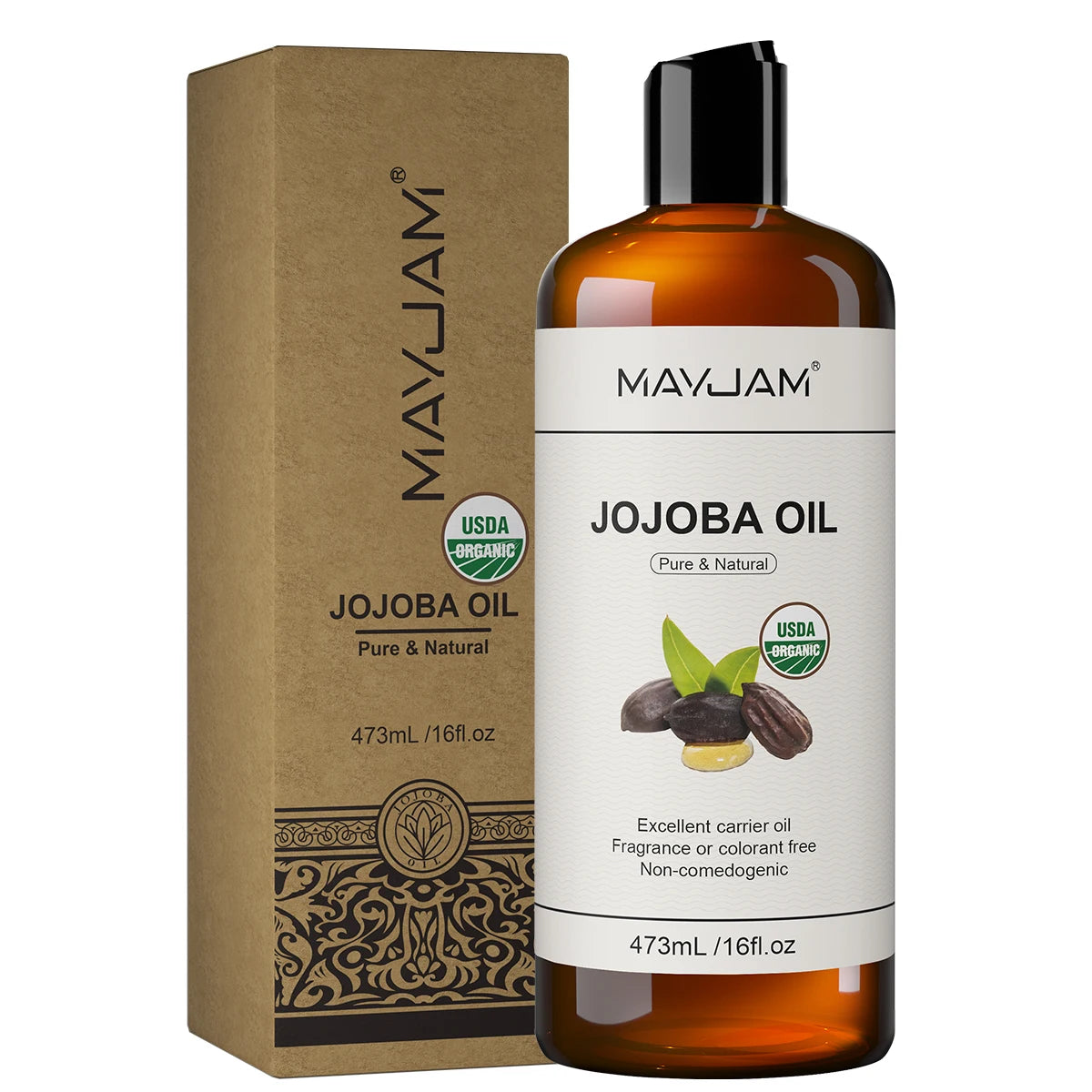 Jojoba Oil Moisturizing for Face, Hair, Skin & Nails