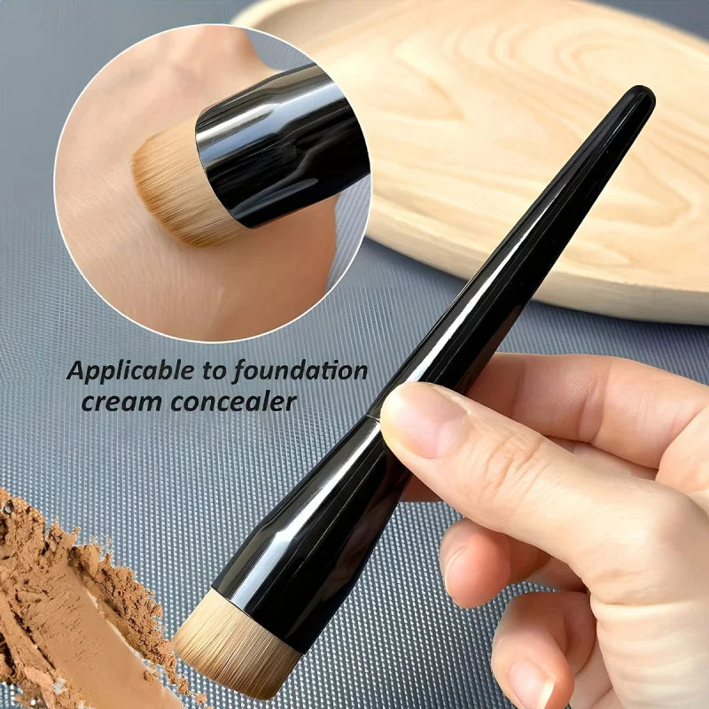 Foundation Make-Up Brush Flat Top Brush, Contour Brush, Bevel Powder Blusher Brush