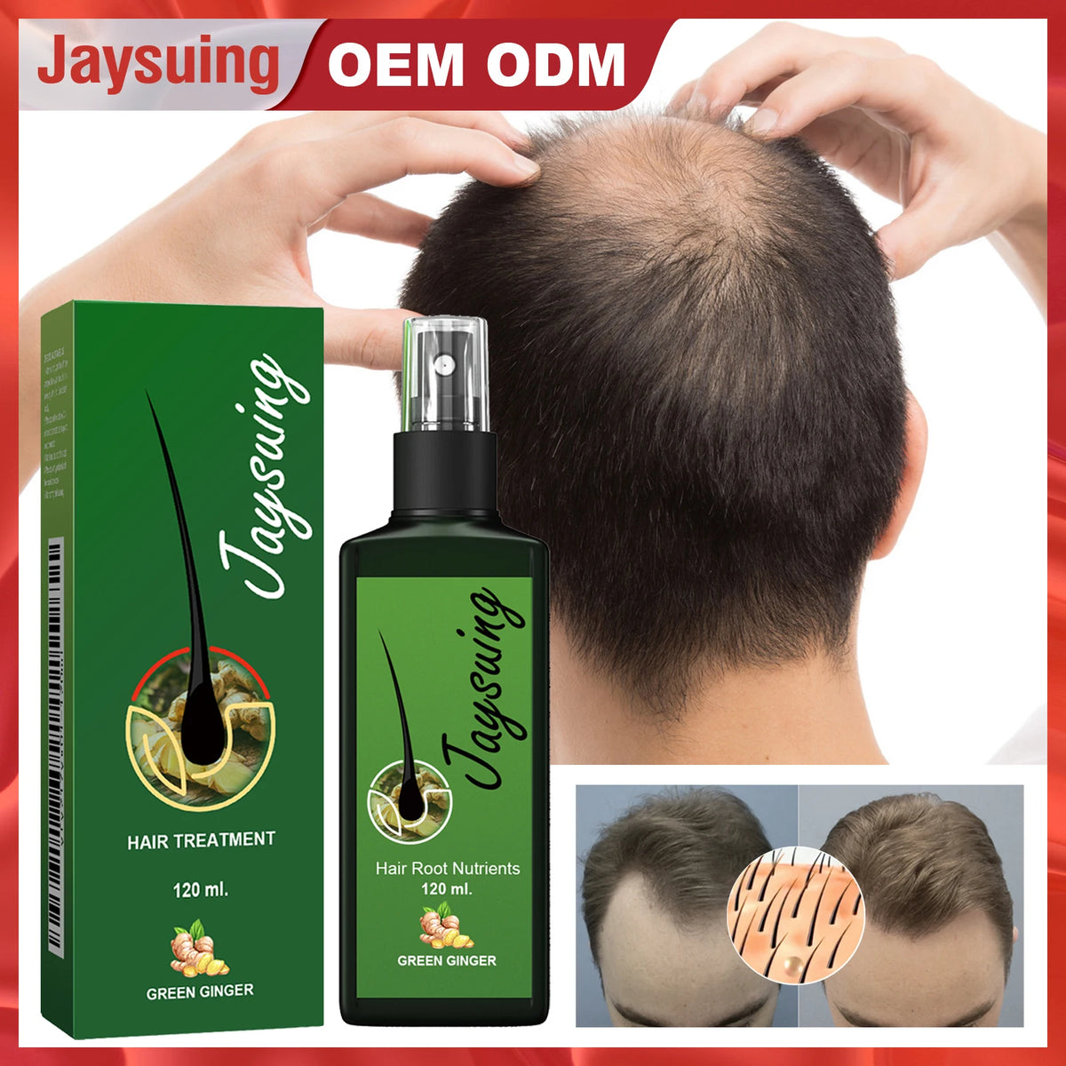 Hair Care Serum, Gently Nourishing, Massages the Scalp, Moisturizes and Smooths Hair, Hair Care Spray